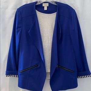 💎Chico’s Royal Blue Blazer Jacket (Chico’s 2: XL)